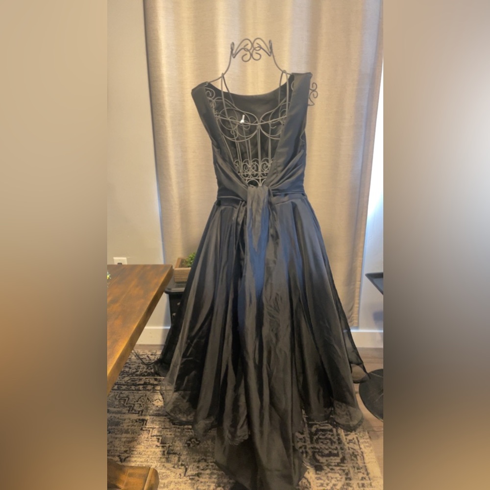 Vintage black dress Size 10 - Picture 3 of 3